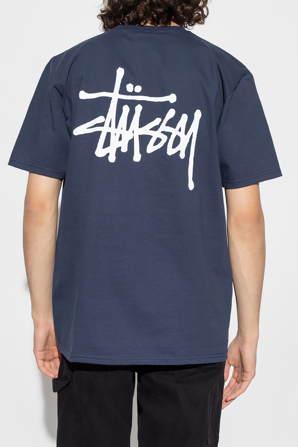 Navy blue Printed T-shirt Stussy - Vitkac Italy